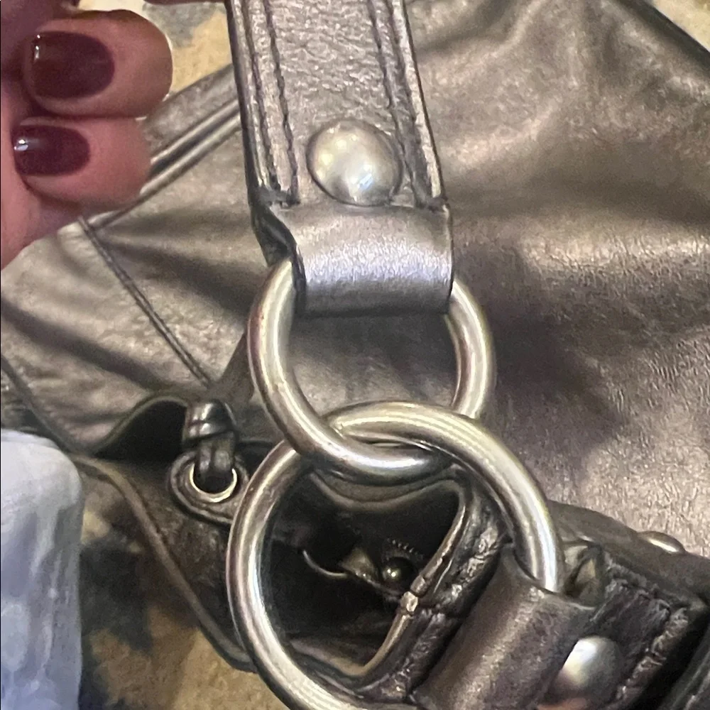 Coach Leather Zoe Hobo Bag